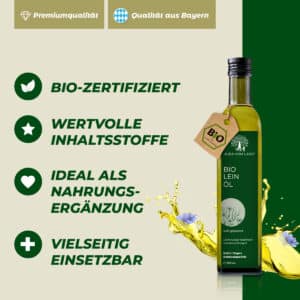 BIO Premium Leinsamenöl - Hochwertig & Natürlich für die Gesundheit – Bild 6