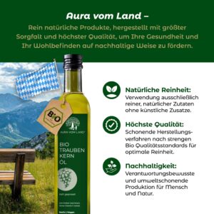 BIO Traubenkernöl - „Natürlich und vielseitig: Bio Traubenkernöl für Küche und Hautpflege“ - – Bild 2