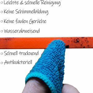 WAUWAU Biothane Kurze Führleine Schwarz mit Schlaufe 2m – Bild 3