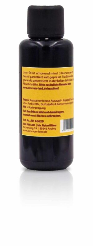 Bio Kapuzinerkresseöl Sonnenmazerat in Jojobaöl – Bild 2