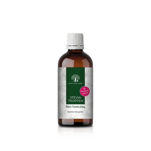 Flüssiges Stevia – vegane, kalorienarme und allergenfreie Zucker-Alternative, perfekt zum Backen, Kochen und Süßen von Getränken.