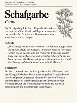 Schafgarbe - Große Hildegard-Apotheke – Dr. Gottfried Hertzka & Dr. Wighard Strehlow