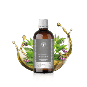 Flasche 100 ml Beinwell Tintur mit Beinwell Kraut und Blüten
