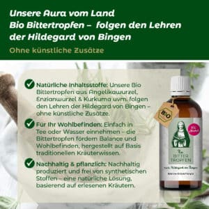 Bitterstoffe Tropfen Bio - Nach Hildegard von Bingen – Bild 5