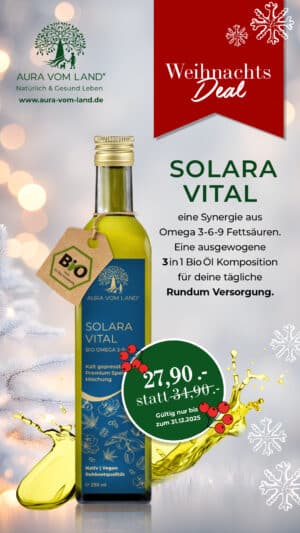 Solara Vital 250 ml Omega 3-6-9 Öl Weihnachtsaktion