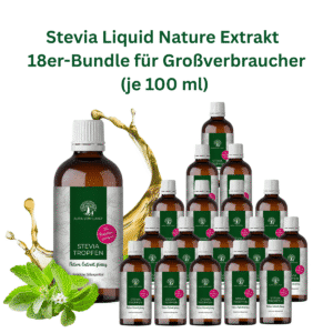 Stevia Flüssig 18er-Bundle – Großverbraucher-Paket